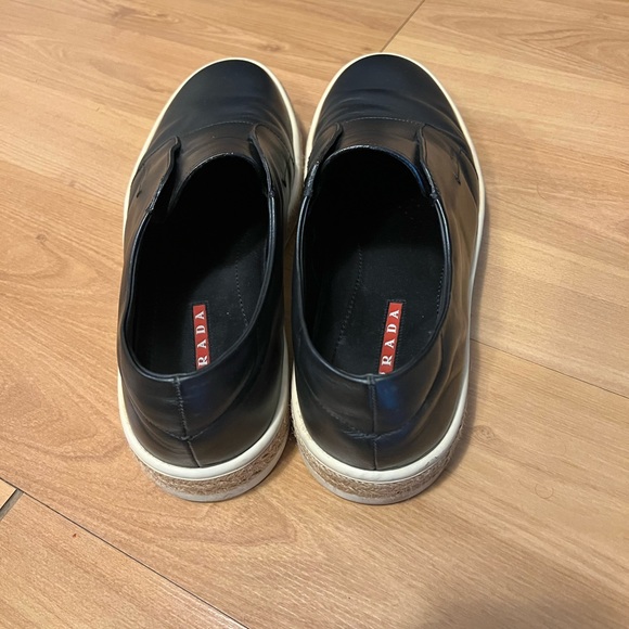 Prada black slip on shoes size 12 - Picture 3 of 5
